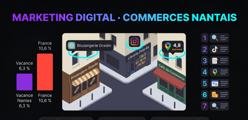 Marketing Digital pour les Commerces de Centre-Ville Nantais : Guide Complet