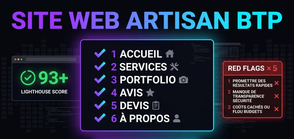 Site Web pour Artisan du Bâtiment : La Méthode qui Génère des Devis