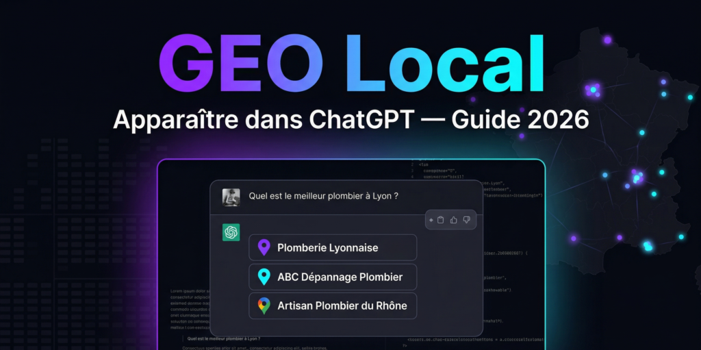 GEO local : apparaître dans ChatGPT sur les requêtes de prestataires locaux