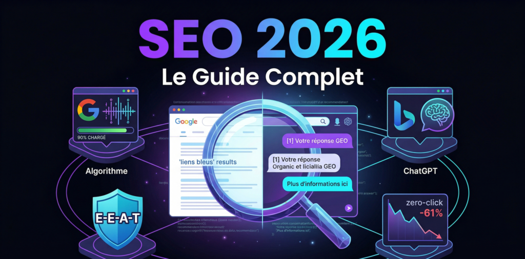 SEO 2026 : Guide Complet — Algorithme, AI Overviews, Bing & Outils Gratuits